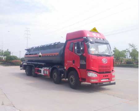 楚飞牌CLQ5310GFW5CA型腐蚀性物品罐式运输车