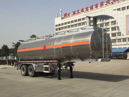 楚飞牌CLQ9350GYYBA型铝合金运油半挂车